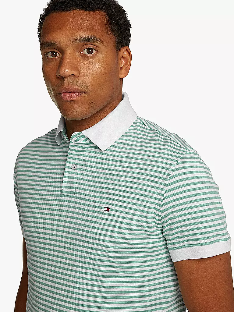 TOMMY HILFIGER | Poloshirt Regular Fit | grün