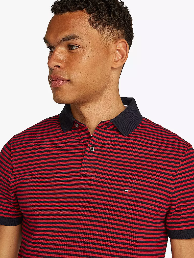 TOMMY HILFIGER | Poloshirt Regular Fit | rot
