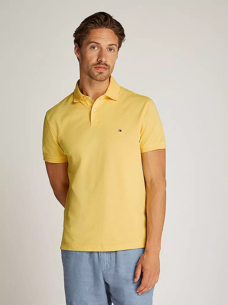 TOMMY HILFIGER | Poloshirt Regular Fit | gelb