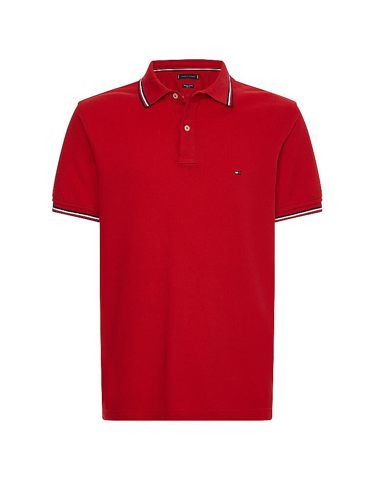 TOMMY HILFIGER | Poloshirt Slim Fit  | rot