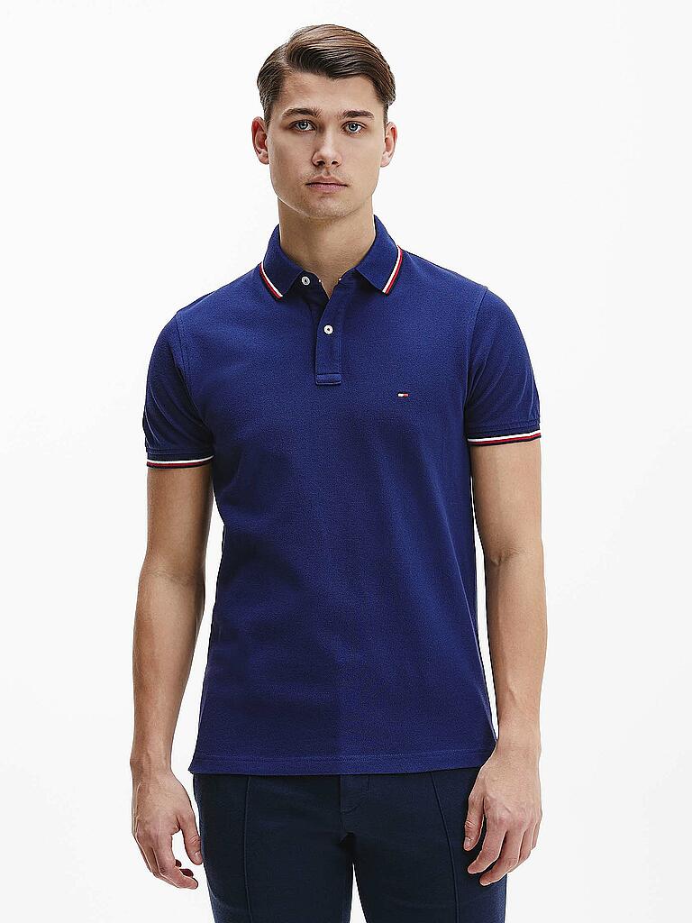 TOMMY HILFIGER | Poloshirt Slim Fit  | blau