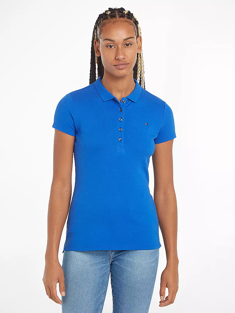 TOMMY HILFIGER | Poloshirt Slim Fit  | blau