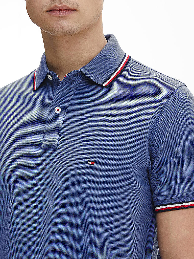 TOMMY HILFIGER | Poloshirt Slim Fit  | blau