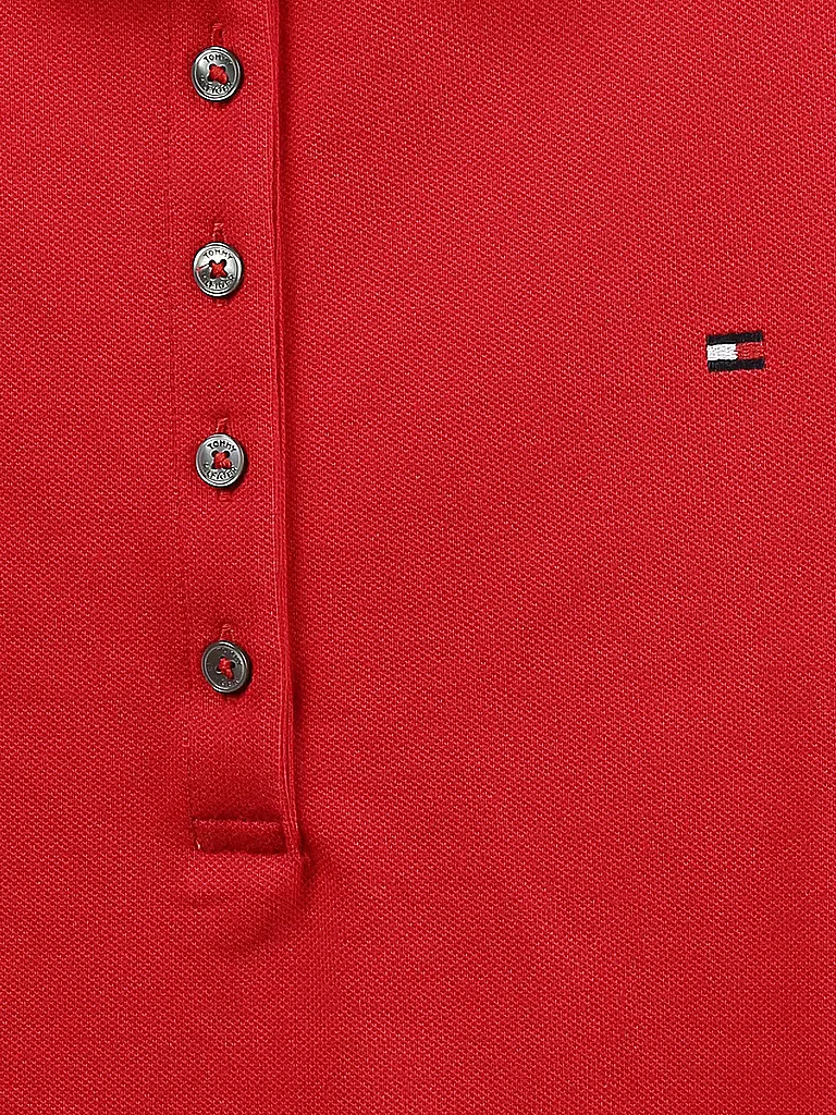 TOMMY HILFIGER | Poloshirt Slim Fit NEW CHIARA | rot