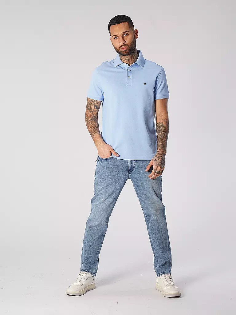 TOMMY HILFIGER | Poloshirt Slim Fit | hellblau