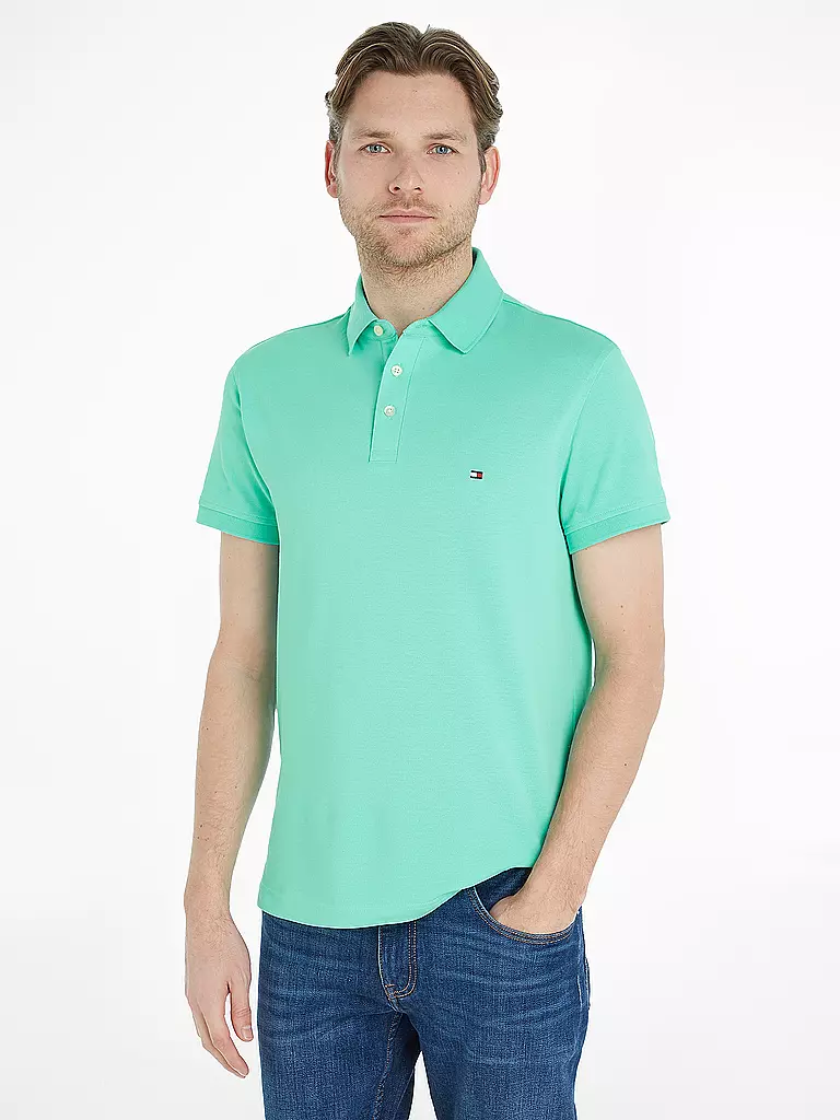 TOMMY HILFIGER | Poloshirt Slim Fit | grün