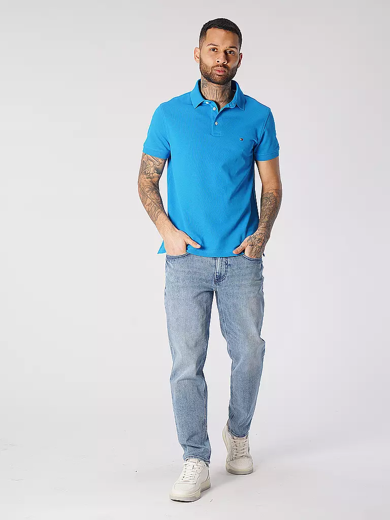 TOMMY HILFIGER | Poloshirt Slim Fit | blau