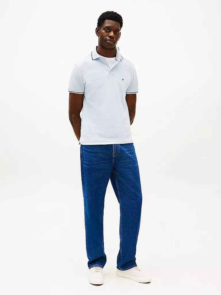TOMMY HILFIGER | Poloshirt Slim Fit | hellblau