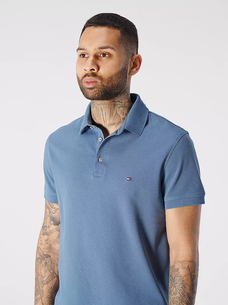 TOMMY HILFIGER | Poloshirt Slim Fit | blau