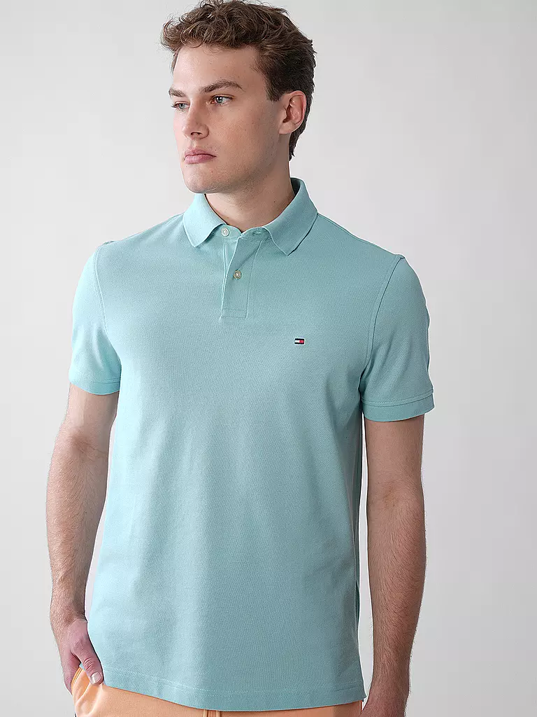 TOMMY HILFIGER | Poloshirt Slim Fit | grün