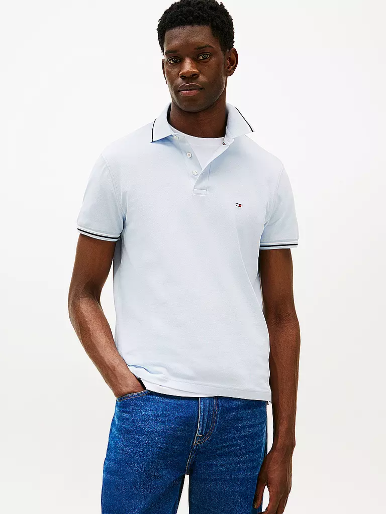TOMMY HILFIGER | Poloshirt Slim Fit | hellblau