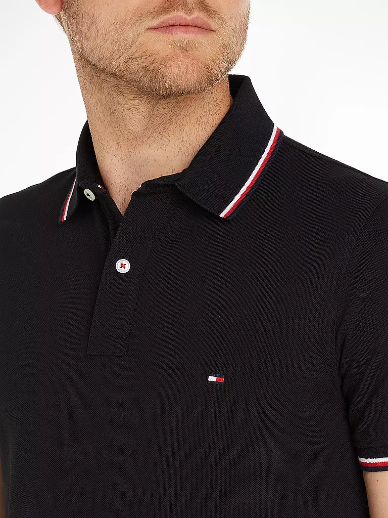 TOMMY HILFIGER | Poloshirt Slim Fit | grau