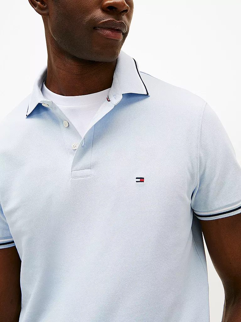 TOMMY HILFIGER | Poloshirt Slim Fit | hellblau