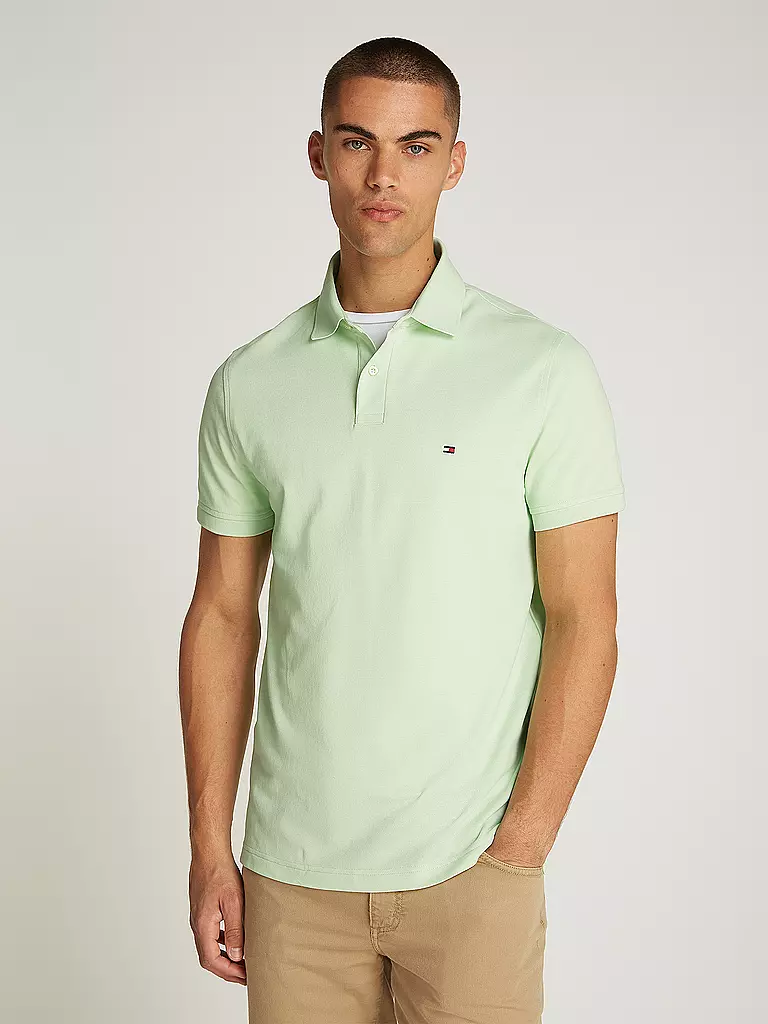 TOMMY HILFIGER | Poloshirt Slim Fit | grün