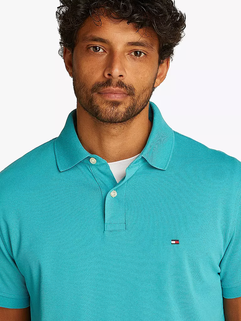 TOMMY HILFIGER | Poloshirt Slim Fit | grün