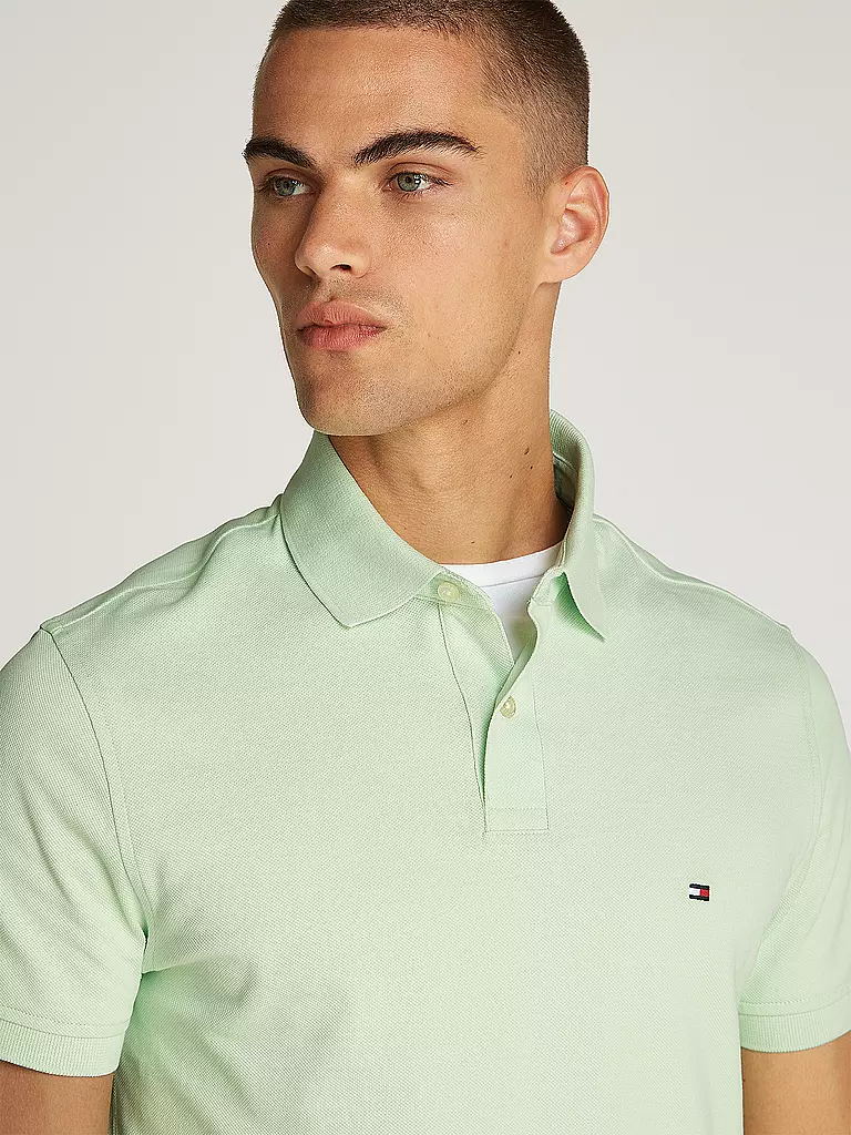 TOMMY HILFIGER | Poloshirt Slim Fit | grün