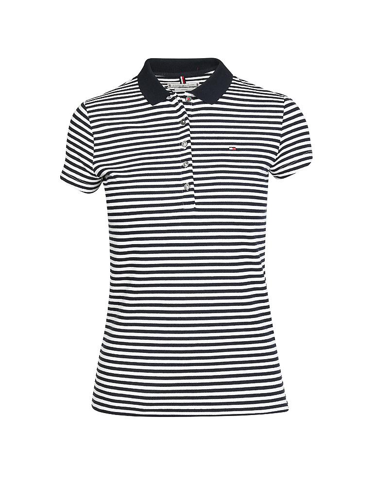 TOMMY HILFIGER | Poloshirt Slim-Fit "New Chiara" | blau