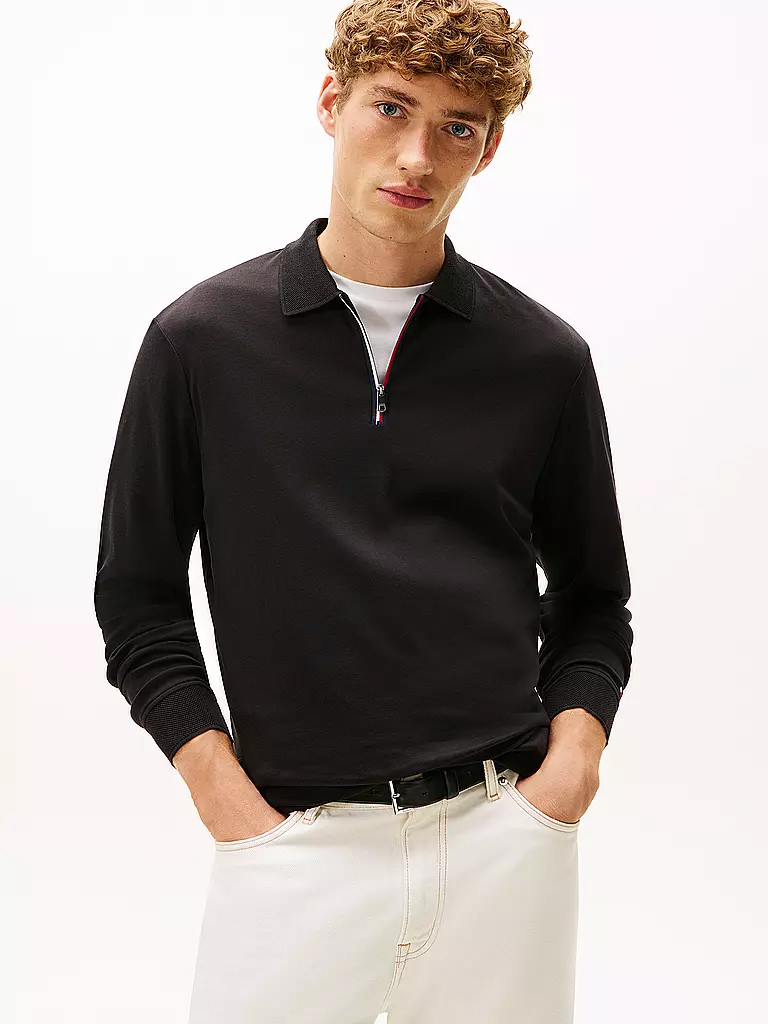 TOMMY HILFIGER | Poloshirt | schwarz