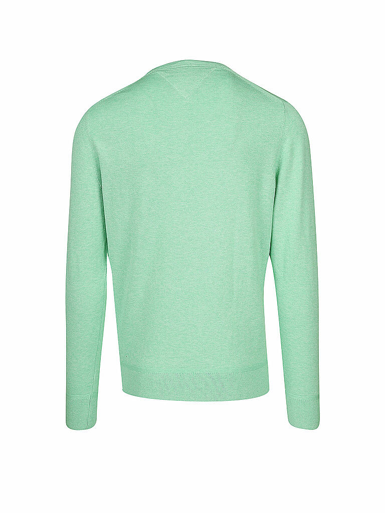 TOMMY HILFIGER | Pullover "Cotton/Silk" | grün