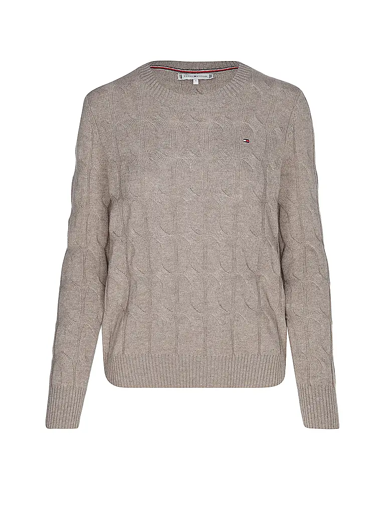 TOMMY HILFIGER | Pullover  | hellgrau