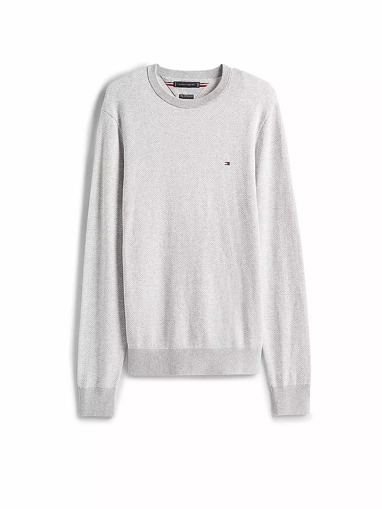 TOMMY HILFIGER | Pullover  | hellgrau