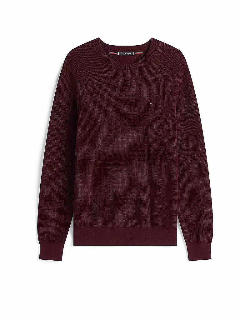 TOMMY HILFIGER | Pullover  | dunkelrot