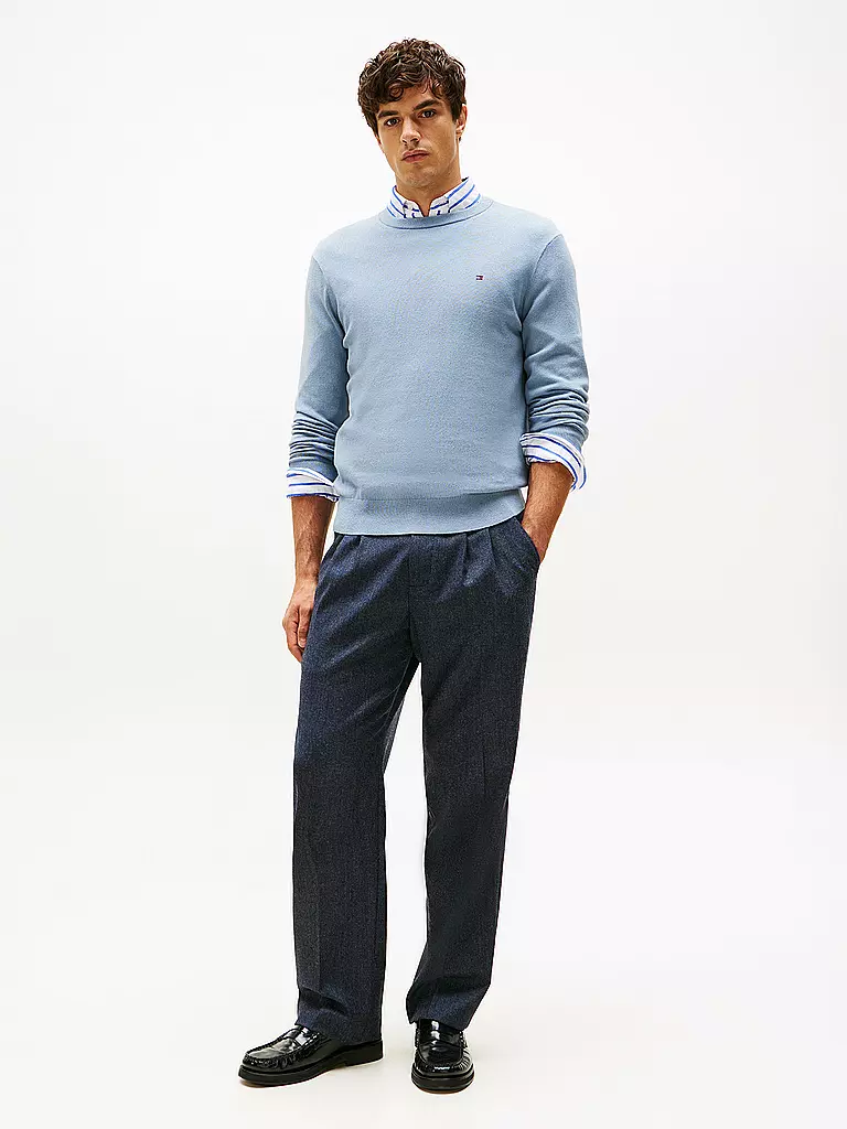 TOMMY HILFIGER | Pullover  | hellblau