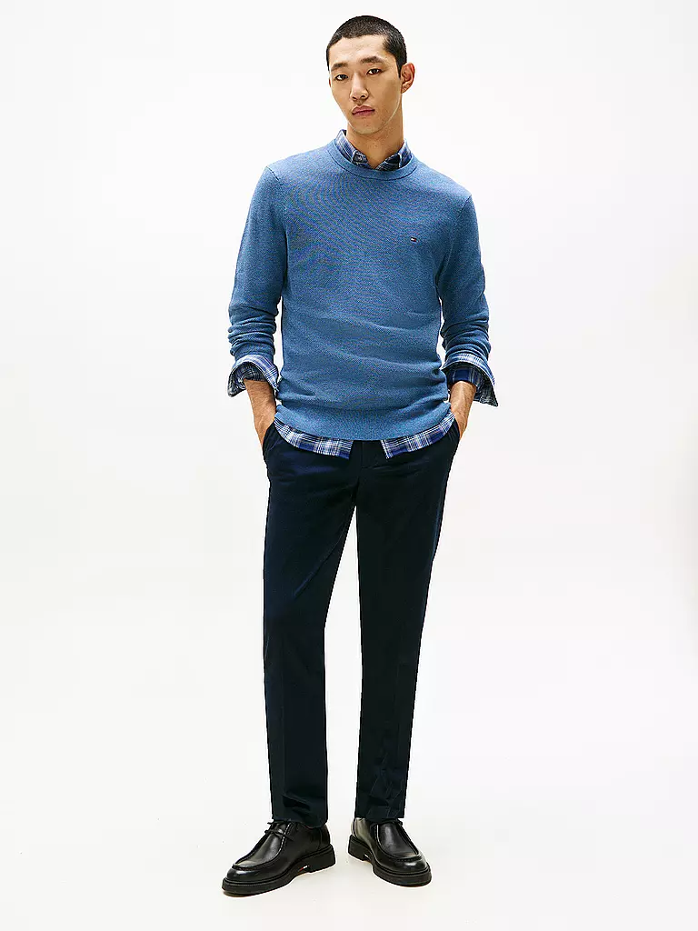 TOMMY HILFIGER | Pullover  | blau