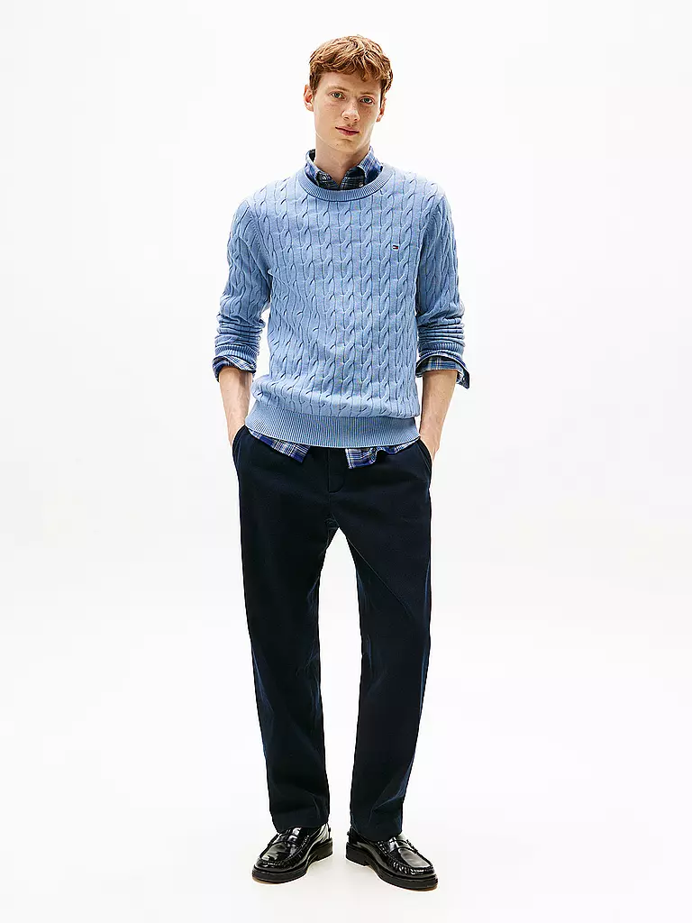 TOMMY HILFIGER | Pullover  | hellblau