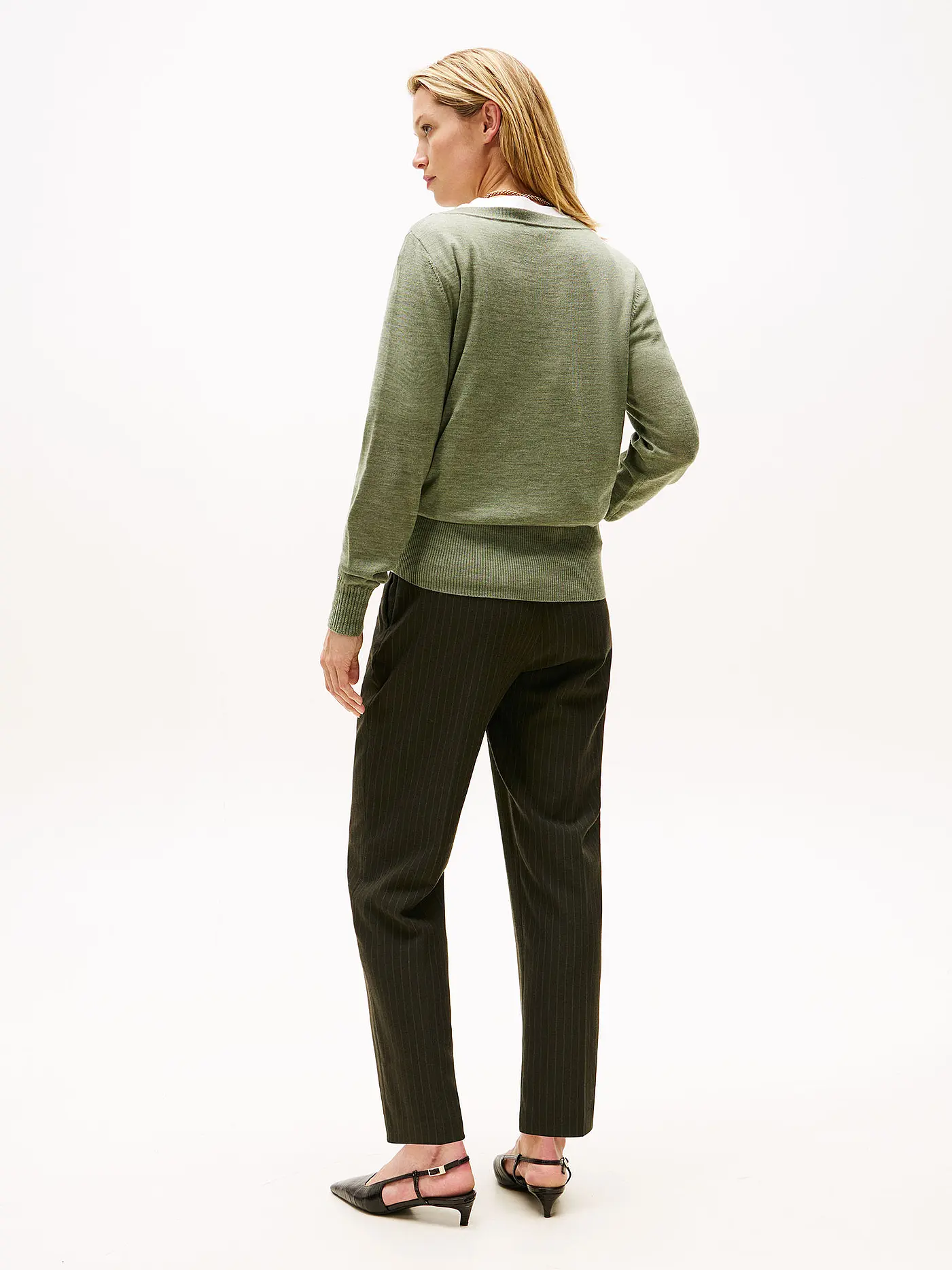TOMMY HILFIGER | Pullover  | olive