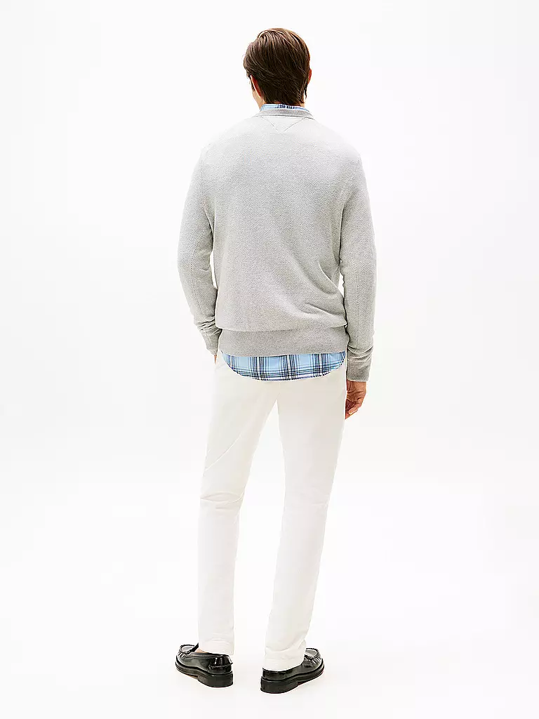 TOMMY HILFIGER | Pullover  | hellgrau