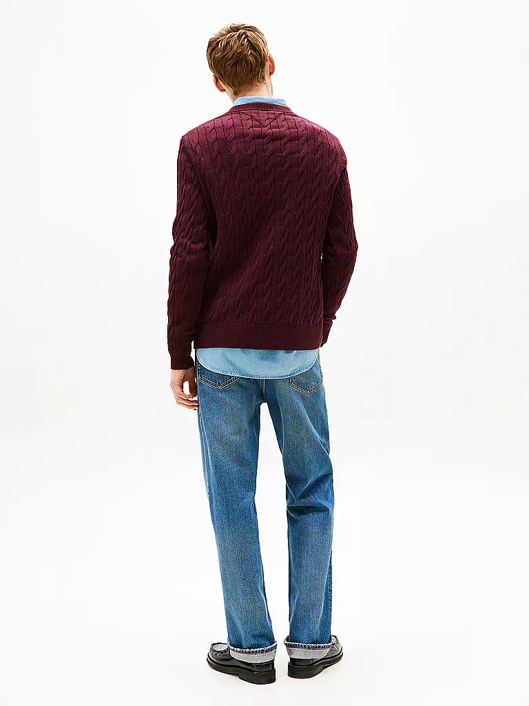 TOMMY HILFIGER | Pullover  | dunkelrot