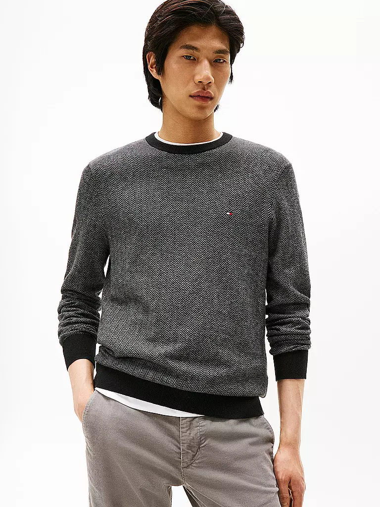 TOMMY HILFIGER | Pullover  | grau
