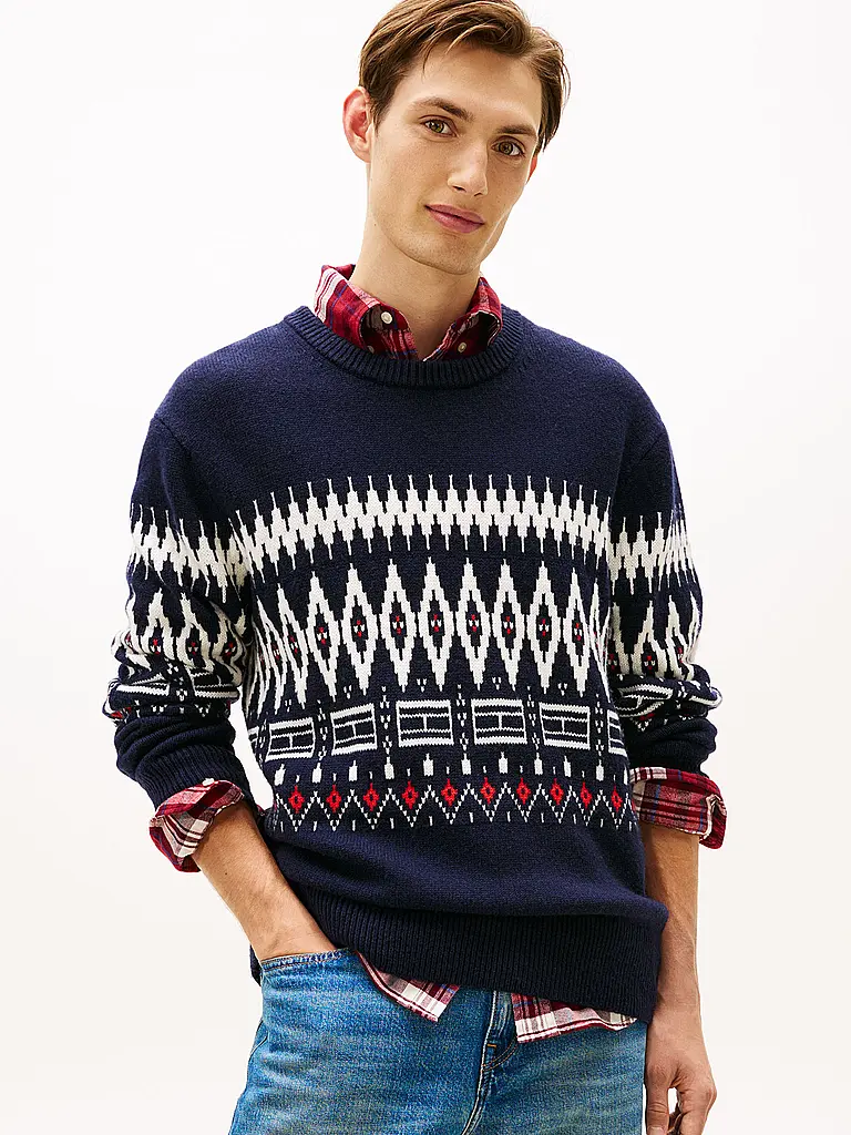 TOMMY HILFIGER | Pullover  | Blau
