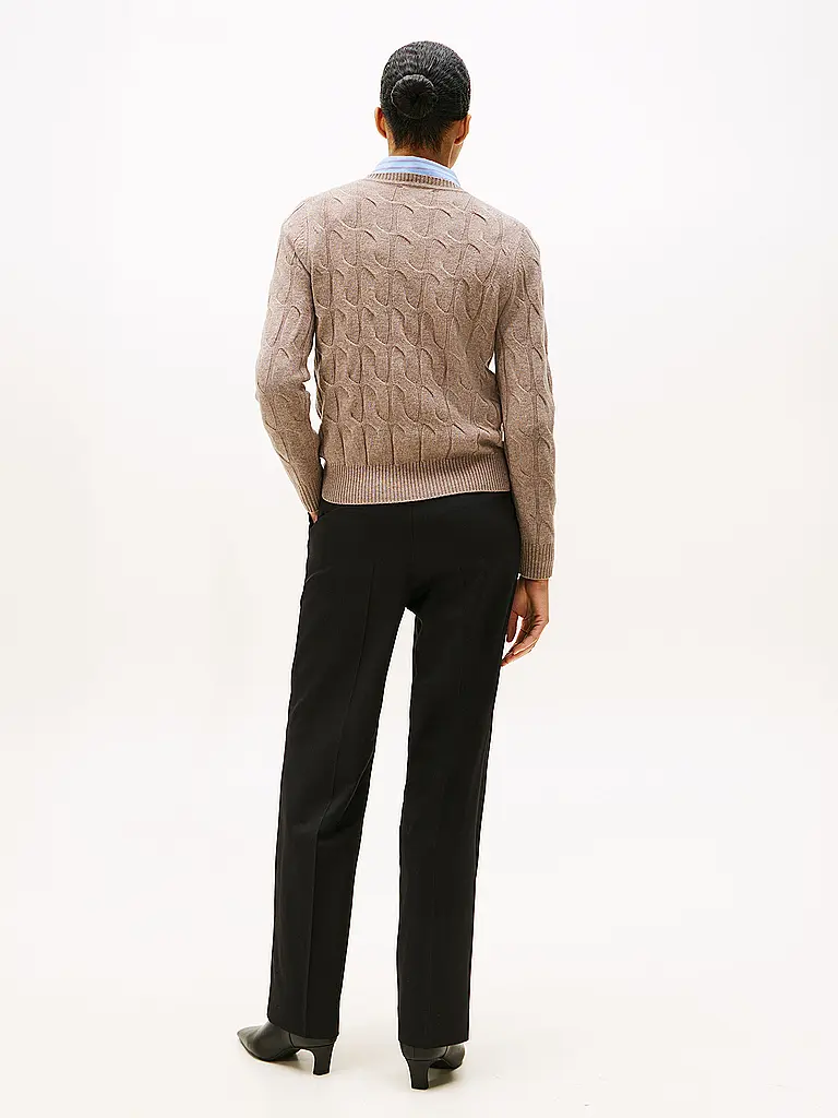 TOMMY HILFIGER | Pullover  | hellgrau