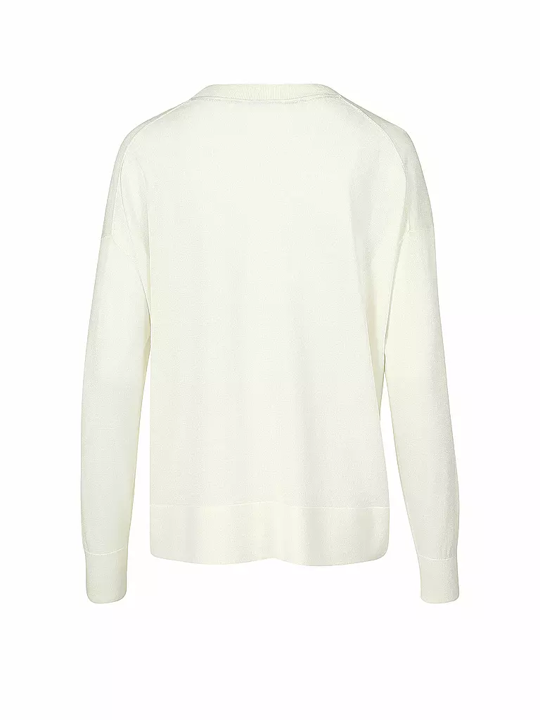 TOMMY HILFIGER | Pullover Wool Silk | creme