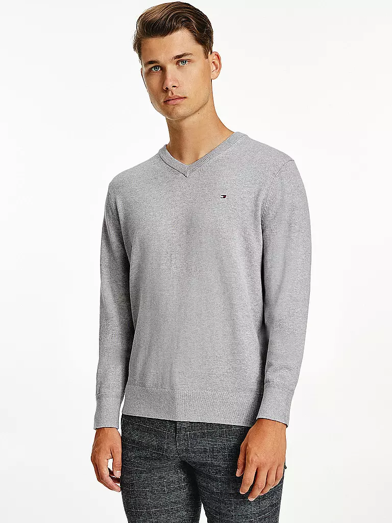 TOMMY HILFIGER | Pullover | grau