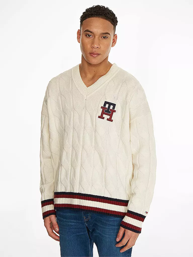 TOMMY HILFIGER | Pullover | weiss