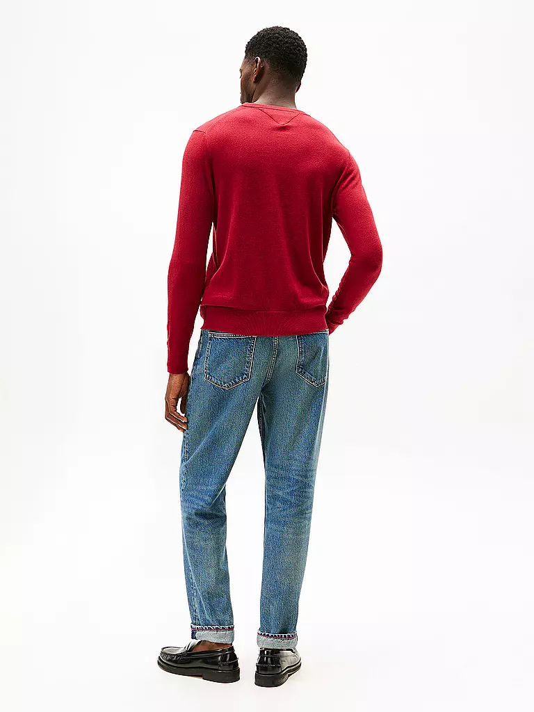 TOMMY HILFIGER | Pullover | dunkelrot