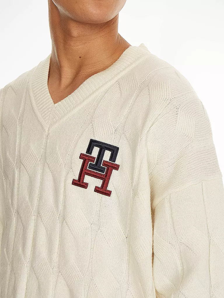 TOMMY HILFIGER | Pullover | weiss