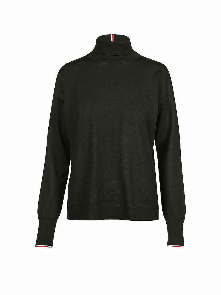 TOMMY HILFIGER | Rollkragen-Pullover | schwarz