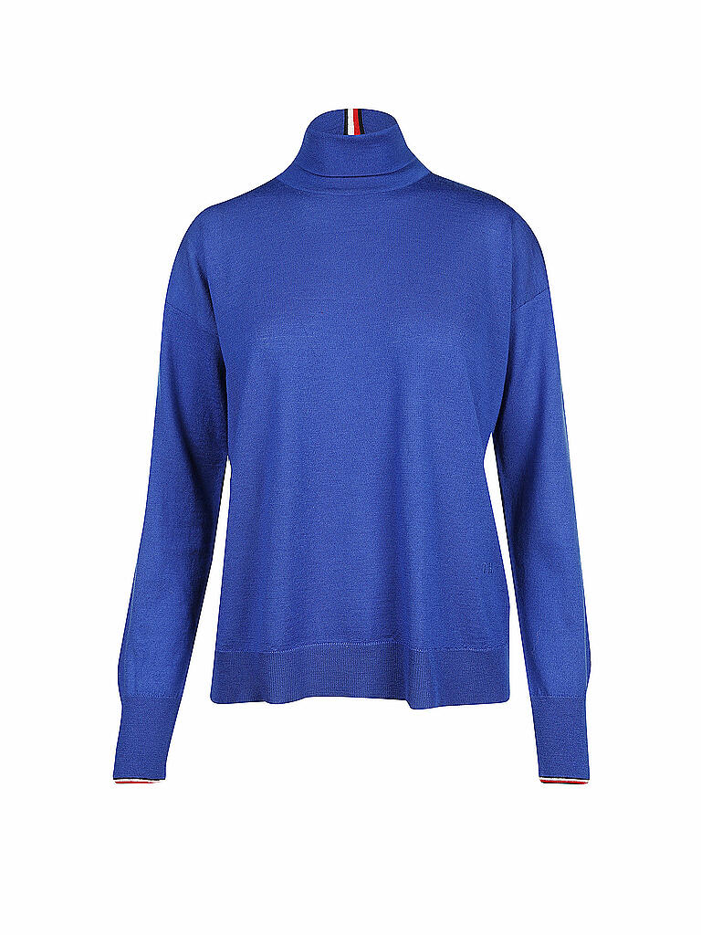 TOMMY HILFIGER | Rollkragen-Pullover | blau