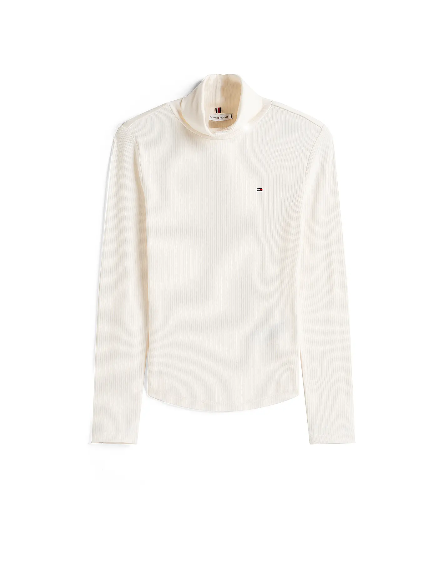 TOMMY HILFIGER | Rollkragenpullover  | weiss
