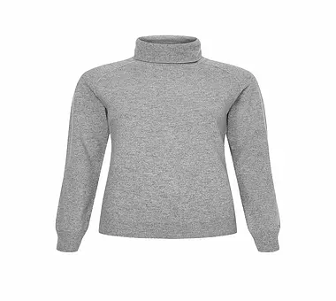 TOMMY HILFIGER Rollkragenpullover grau 