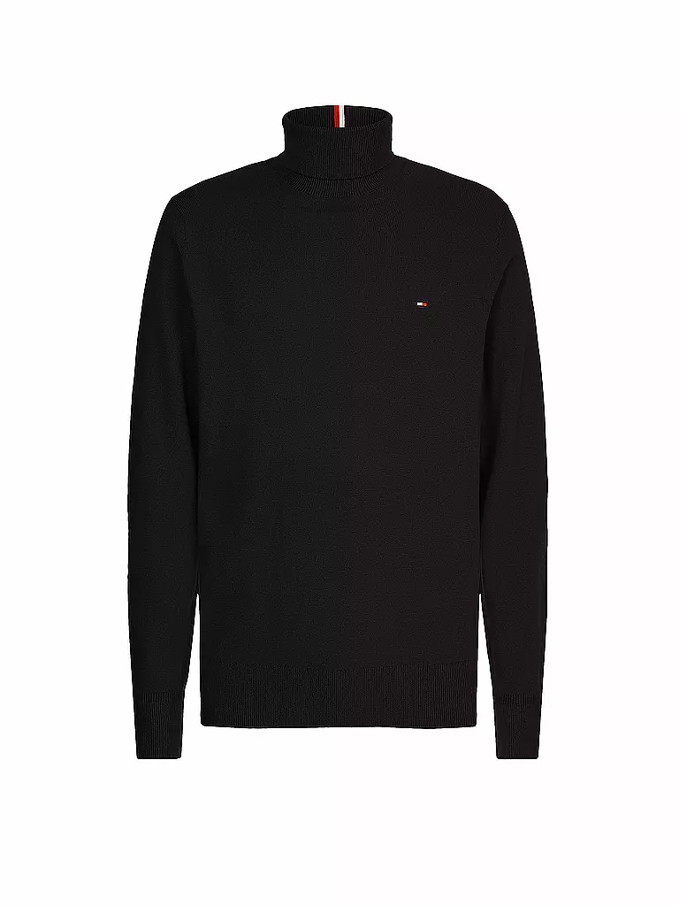 TOMMY HILFIGER Rollkragenpullover schwarz 