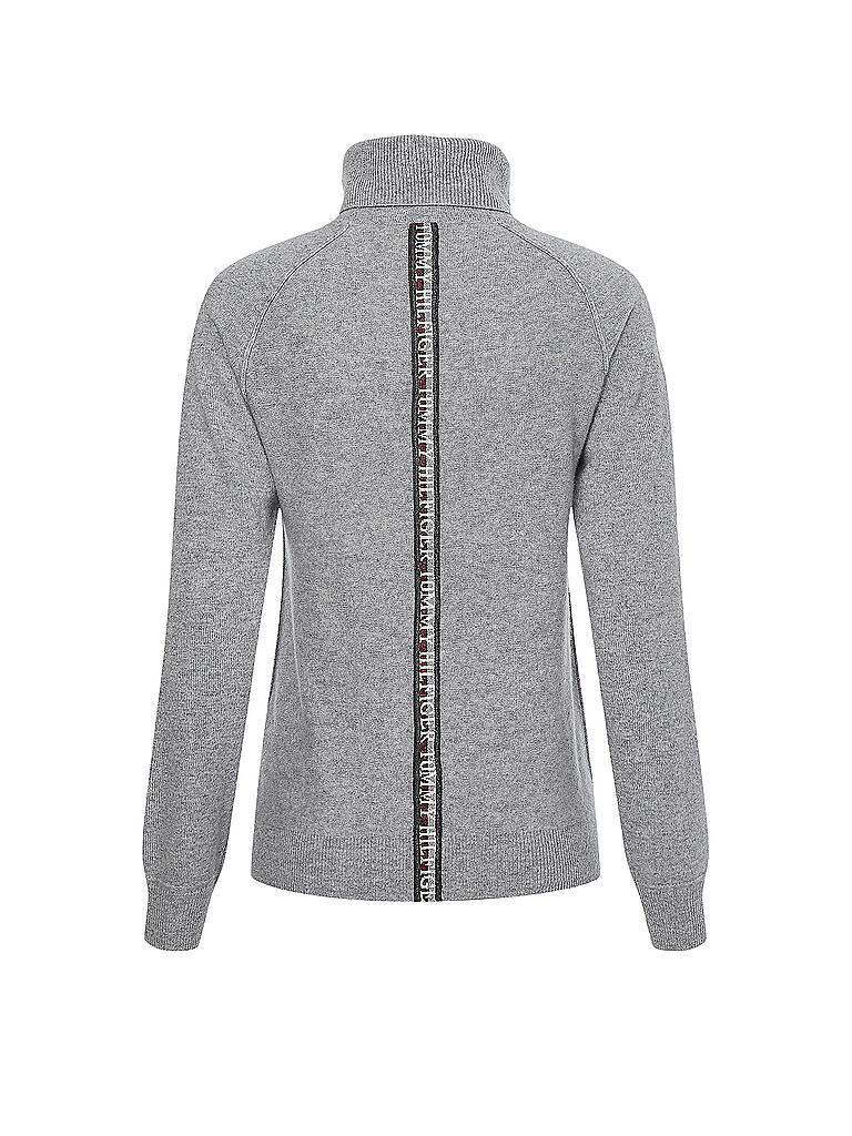 TOMMY HILFIGER Rollkragenpullover grau