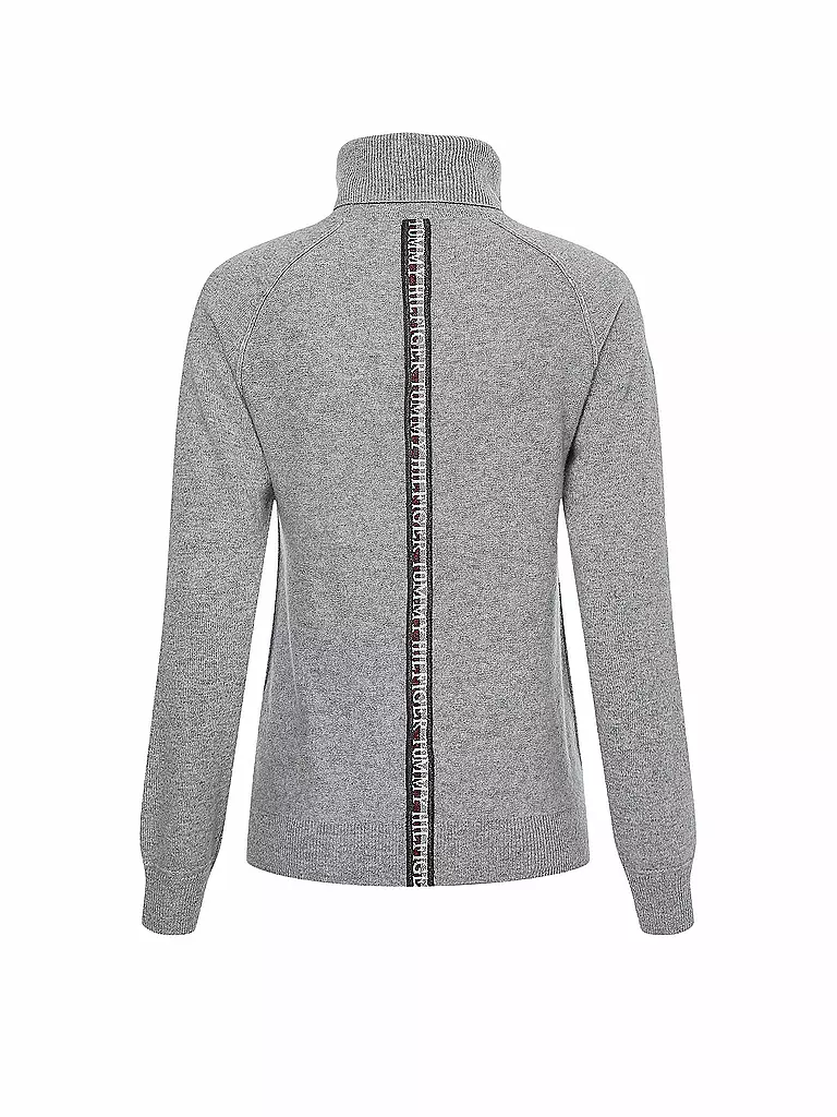 TOMMY HILFIGER Rollkragenpullover grau