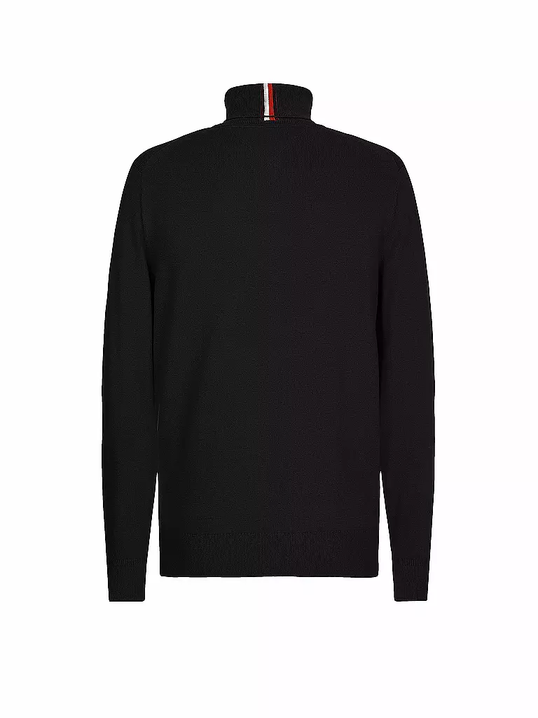 TOMMY HILFIGER Rollkragenpullover schwarz 