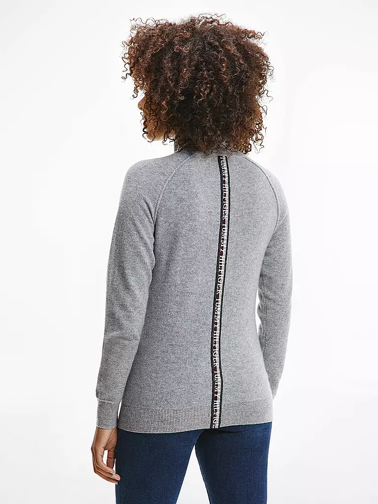 TOMMY HILFIGER Rollkragenpullover grau