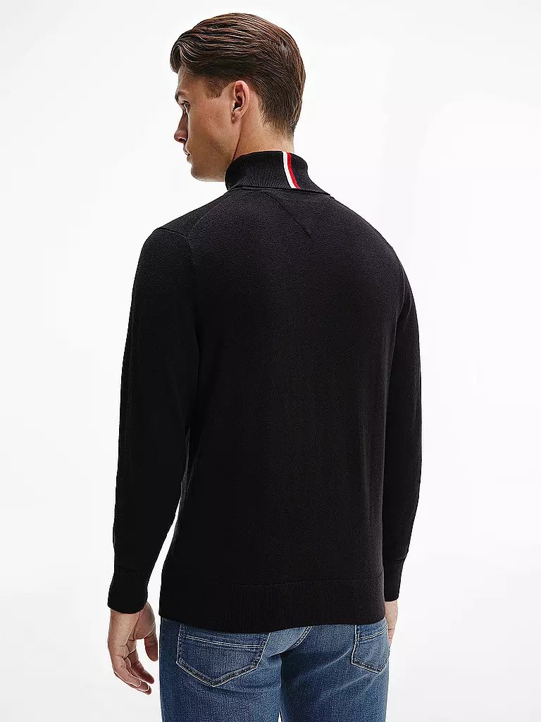 TOMMY HILFIGER Rollkragenpullover schwarz 